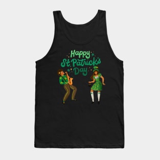 Happy St. Patrick Day - Couple Celebrate Tank Top